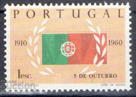 1960 Portugal. 50th anniversary of the Portuguese Republic