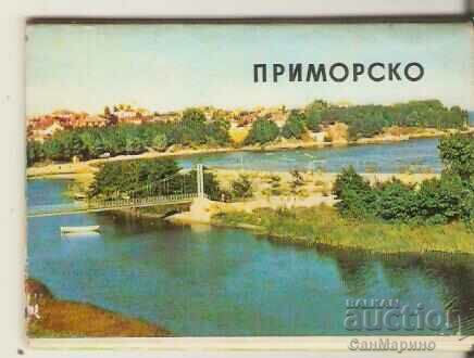 Картичка  България  Приморско Албумче мини 1
