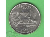 (¯`'•.¸ 25 cents 2003 P USA (Arkansas) ¸.•'´¯)
