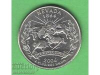 (¯`'•.¸ 25 cents 2006 P USA (Nevada) ¸.•'´¯)