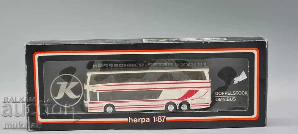 HERPA 1:87 H0 SETRA BUS TOY TROLLEY MODEL - 5 HERPA 1:87 H0 SETRA BUS TOY TROLLEY MODEL - 5