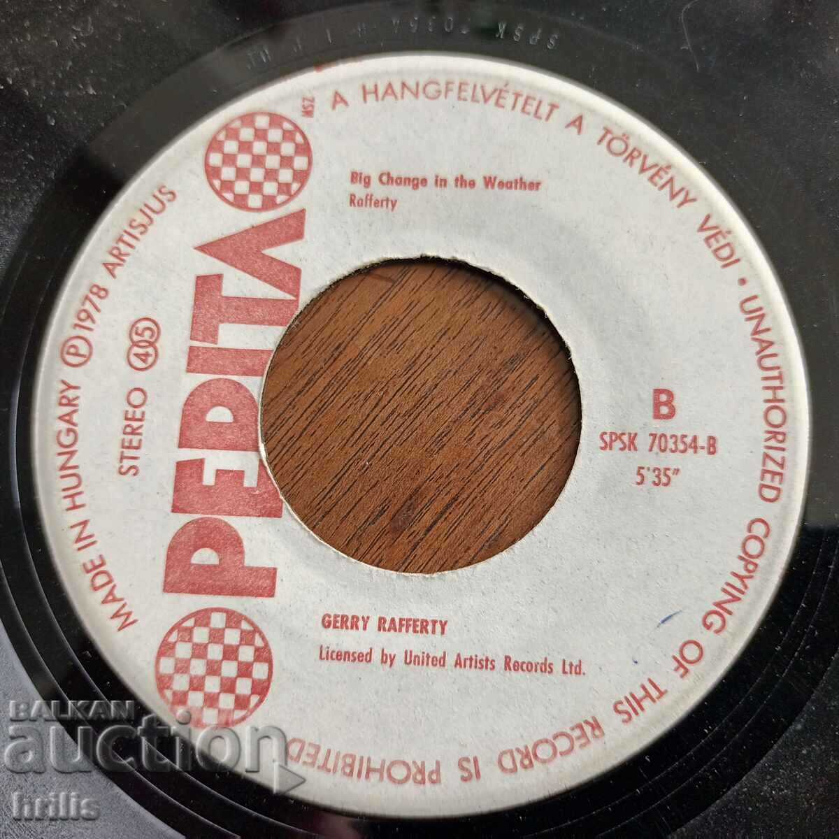 RECORD SMALL - JERRY RAFFERTY with price 1.50 BGN | € 0.77 RECORD SMALL - JERRY RAFFERTY with price 1.50 BGN | € 0.77