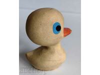 DUCK DUCKLING SOC RUBBER TOY DOLL