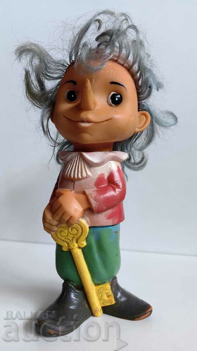 PUPPINO PINOCCHIO KEY SOC RUBBER TOY DOLL with price 45.00 BGN | € 23.01