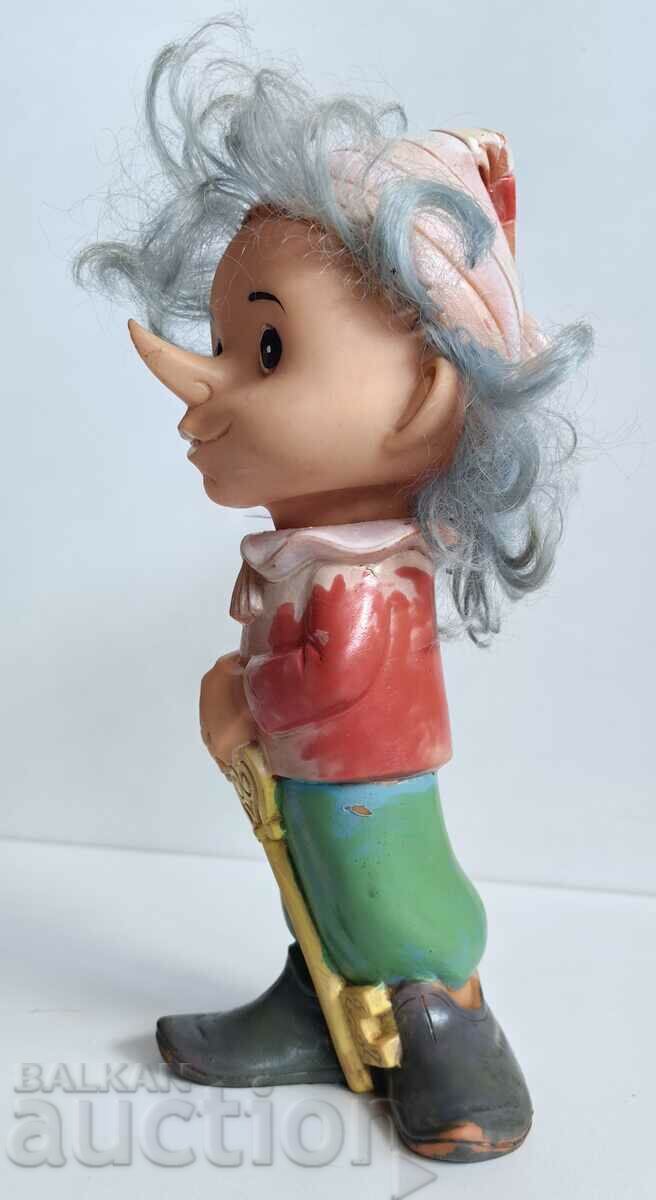 PUPPINO PINOCCHIO KEY SOC RUBBER TOY DOLL - 5