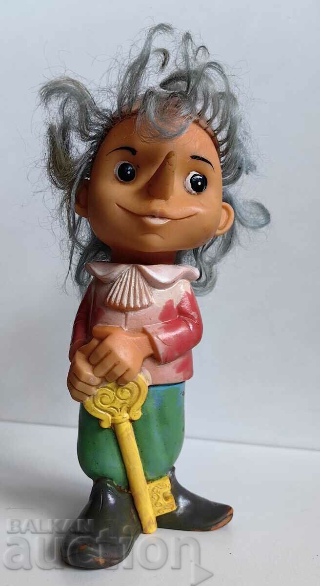 PUPPINO PINOCCHIO KEY SOC RUBBER TOY DOLL - 6