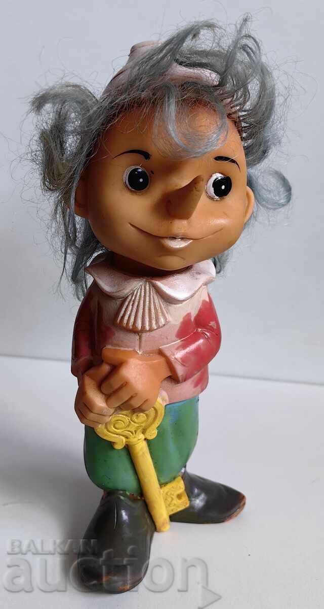 PUPPINO PINOCCHIO KEY SOC RUBBER TOY DOLL - 7