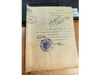 1924 PLEVEN CONSILIUL DE IGIENĂ DOCUMENT REGATUL BULGARIA