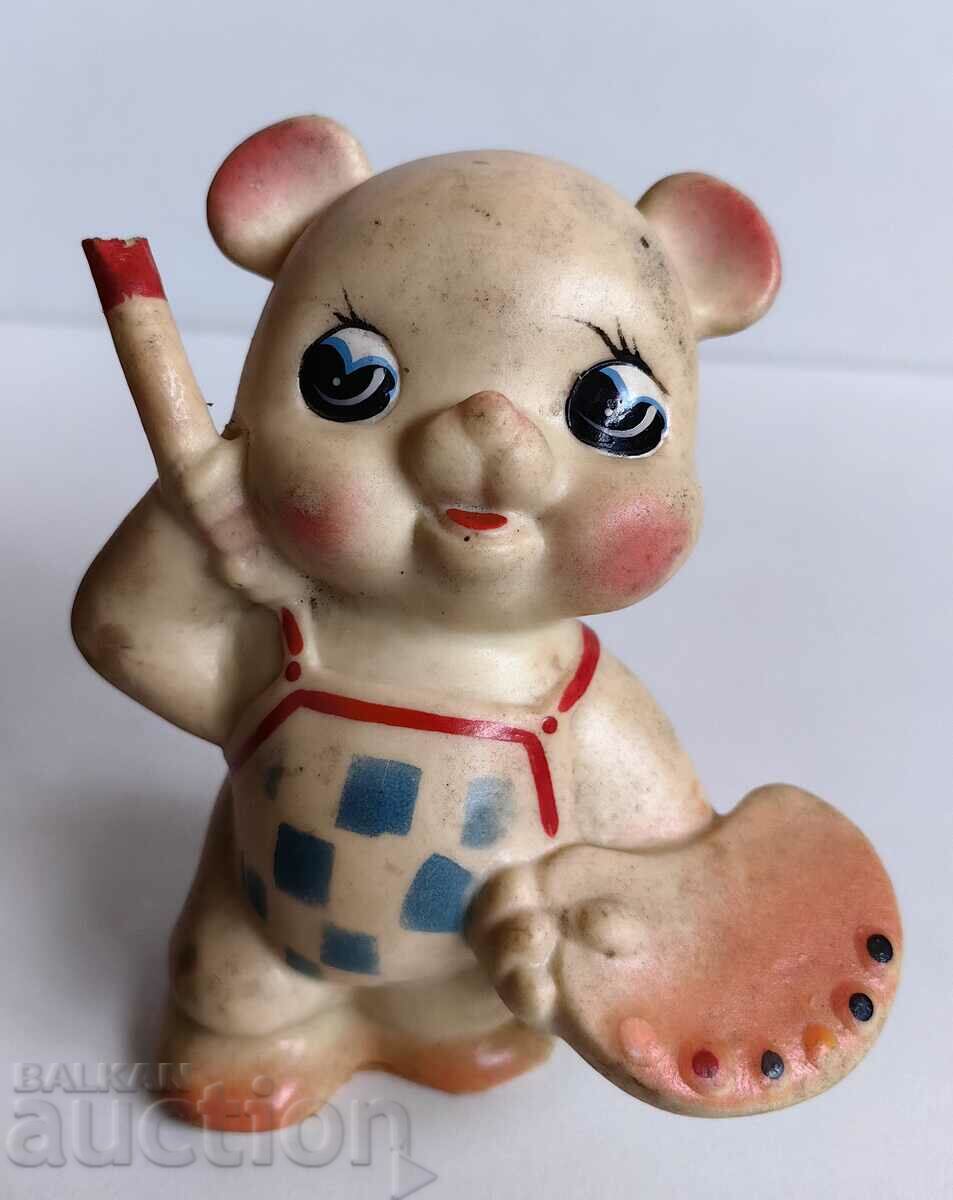 ARTIST SOC RUBBER TOY DOLL