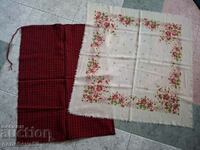 Authentic wool scarf and apron