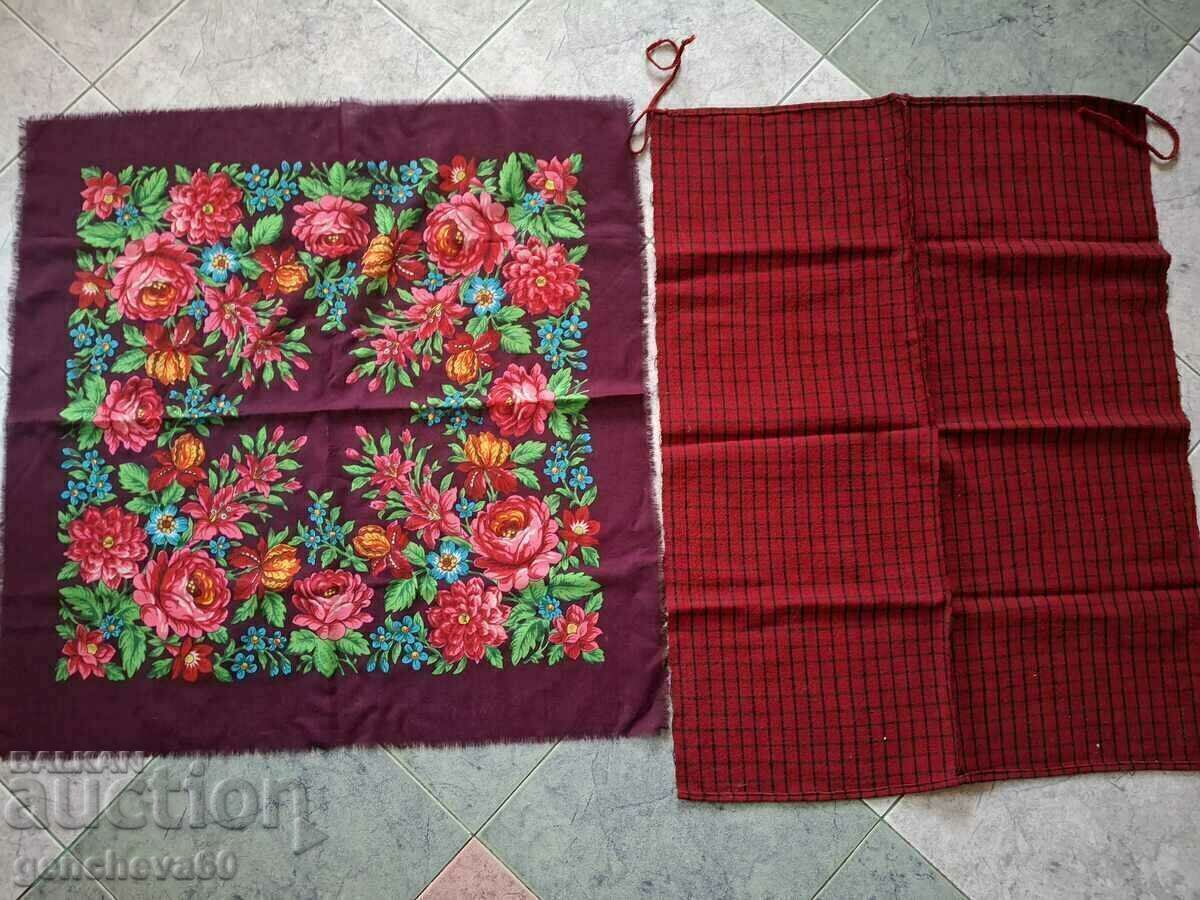 Authentic headscarf and apron for costume Authentic headscarf and apron for costume