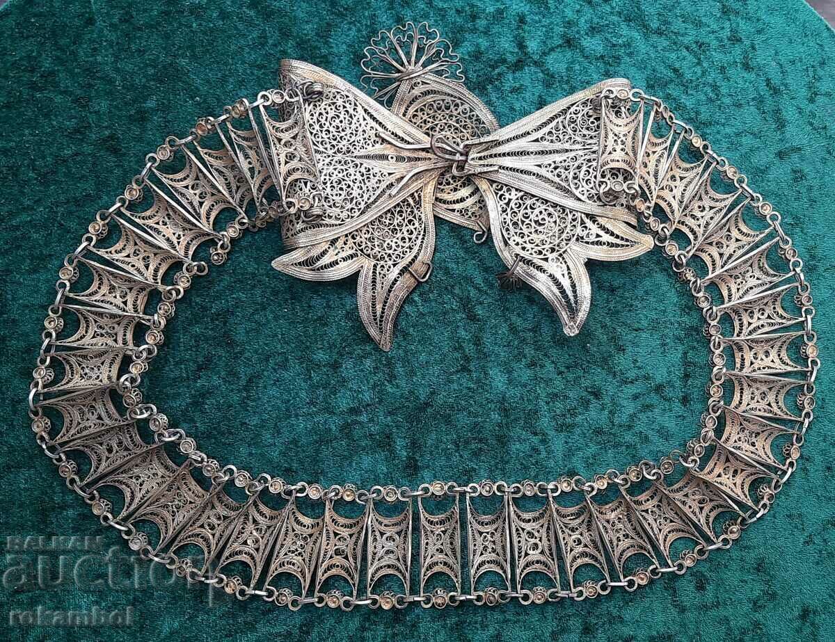 Аукцион Възрожденски сребърни пафти ,филигран,живачна позлата Аукцион Възрожденски сребърни пафти ,филигран,живачна позлата