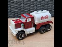Camion bulgar vechi model de jucărie Coca-Cola