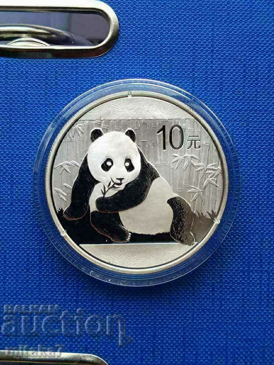 Silver coin "Chinese Panda", 1oz, 2015