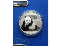 Moneda de argint „Panda chinezească”, 1 oz, 2015
