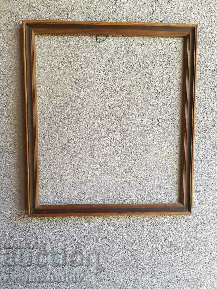 Large frame for a mirror, puzzle or picture 65 x 75 cm.