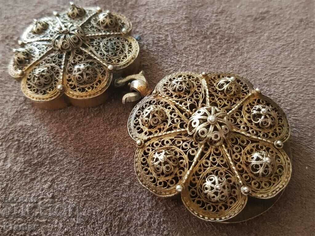 Renaissance SILVER filigree with gilding Panagyurska pafta with price 575.00 BGN | € 293.99 Renaissance SILVER filigree with gilding Panagyurska pafta with price 575.00 BGN | € 293.99