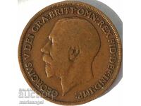 1 Penny 1913 Marea Britanie Bronz