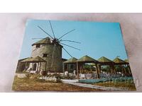 Пощенска картичка Несебър Вятърната мелница 1985