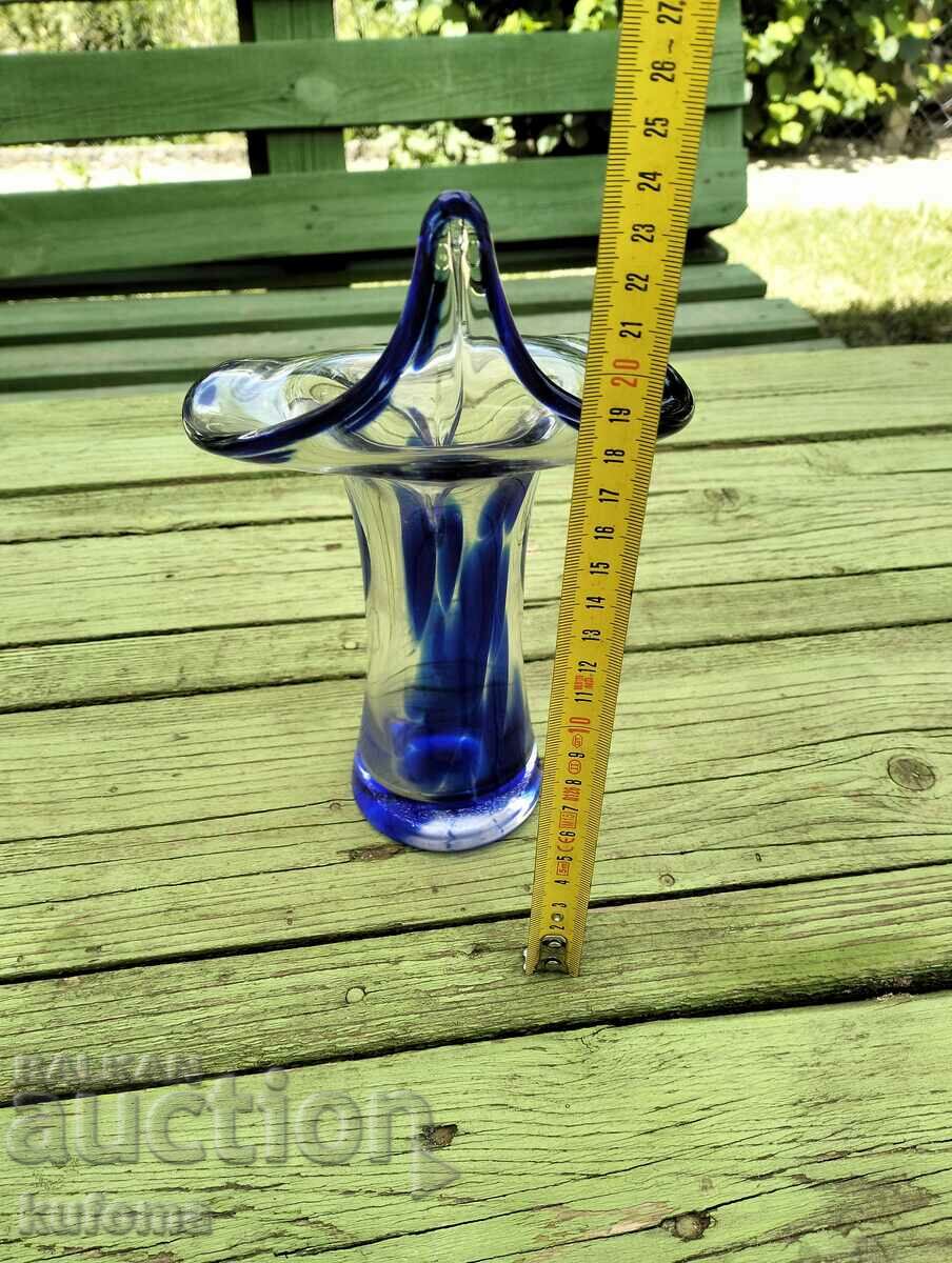 Auction Art deco crystal vase Auction Art deco crystal vase