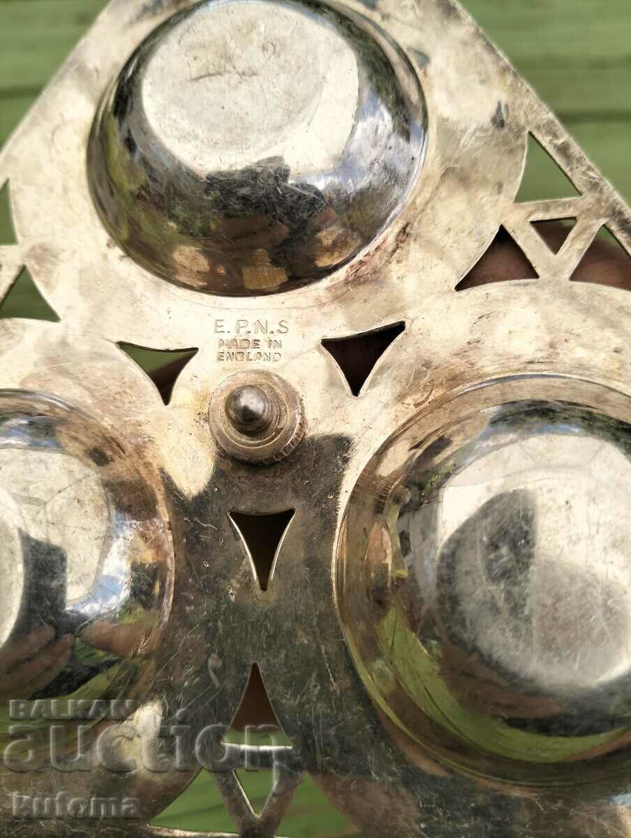 Delivery of Antique English Condiment Dish Delivery of Antique English Condiment Dish