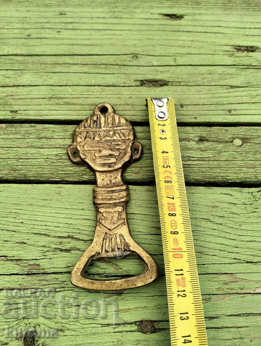 Old bronze bottle opener with price 19.99 BGN | € 10.22 Old bronze bottle opener with price 19.99 BGN | € 10.22