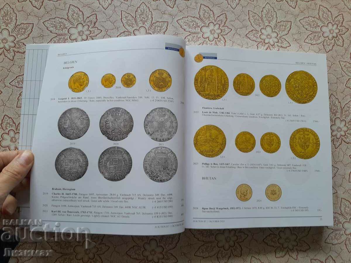 Delivery of SINCONA Auction 87: Coins and medals from Switzerland/2023