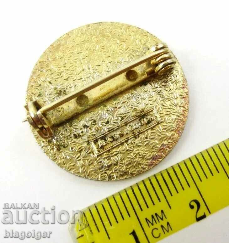 Auction Old Football Badge - Granville Football Association - Enamel Auction Old Football Badge - Granville Football Association - Enamel