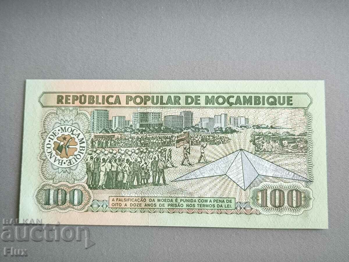 Banknote - Mozambique - 100 meticais UNC | 1989 with price 4.50 BGN | € 2.30