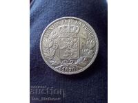 5 Francs 1870 Belgium Silver