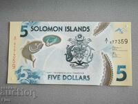 Банкнота - Соломонови острови - 5 долара UNC | 2019г.