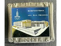 581 USSR Olympic badge Olympiad Moscow 1980. Library