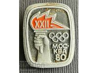 584 USSR Olympic badge Olympics Moscow 1980.