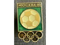 588 Insigna olimpică URSS Jocurile Olimpice de la Moscova 1980. Fotbal
