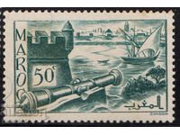 Μαρόκο-1939-Regular-Fort and fishingship, MNH