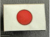 37445 Japan sign national flag of Japan enamel