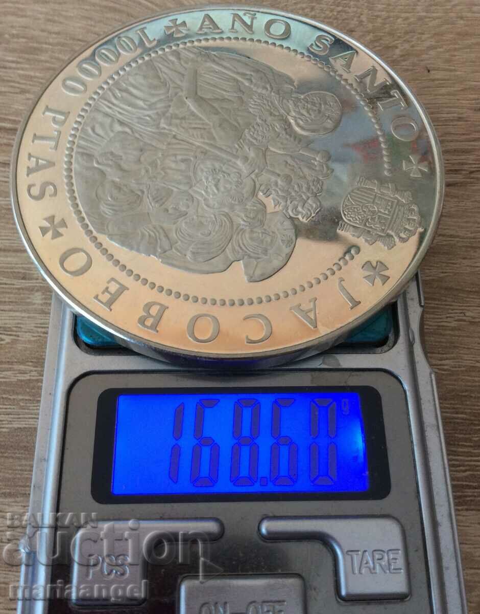 168,67g ασήμι Ισπανία 10000 πεσέτες 1993 PROOF UNC