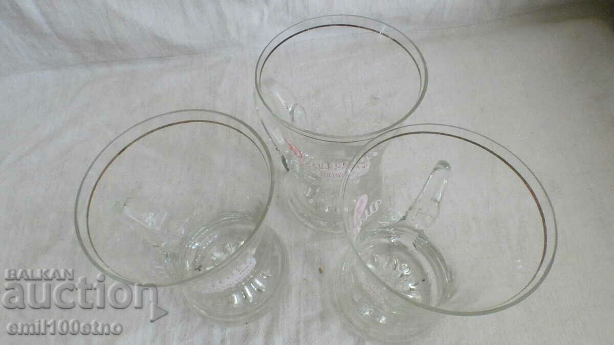 Auction Set of 3 mugs of Shumen beer 1882 Auction Set of 3 mugs of Shumen beer 1882