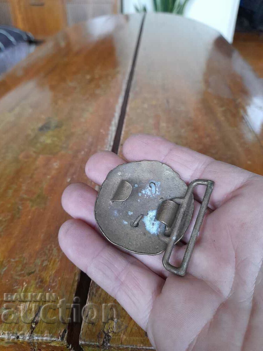 Auction  Old military belt buckle