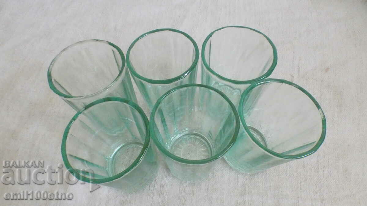 Delivery of Set of 6 glasses for brandy from the time of the soca Delivery of Set of 6 glasses for brandy from the time of the soca