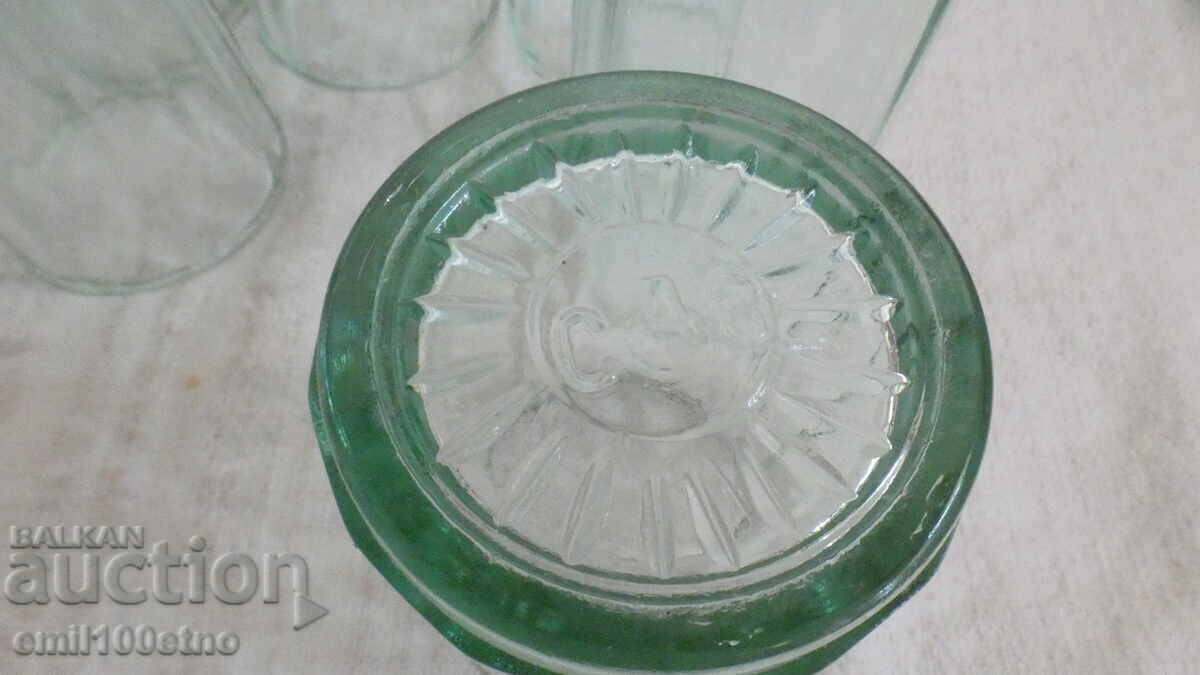 Set of 6 glasses for brandy from the time of the soca - 6 Set of 6 glasses for brandy from the time of the soca - 6