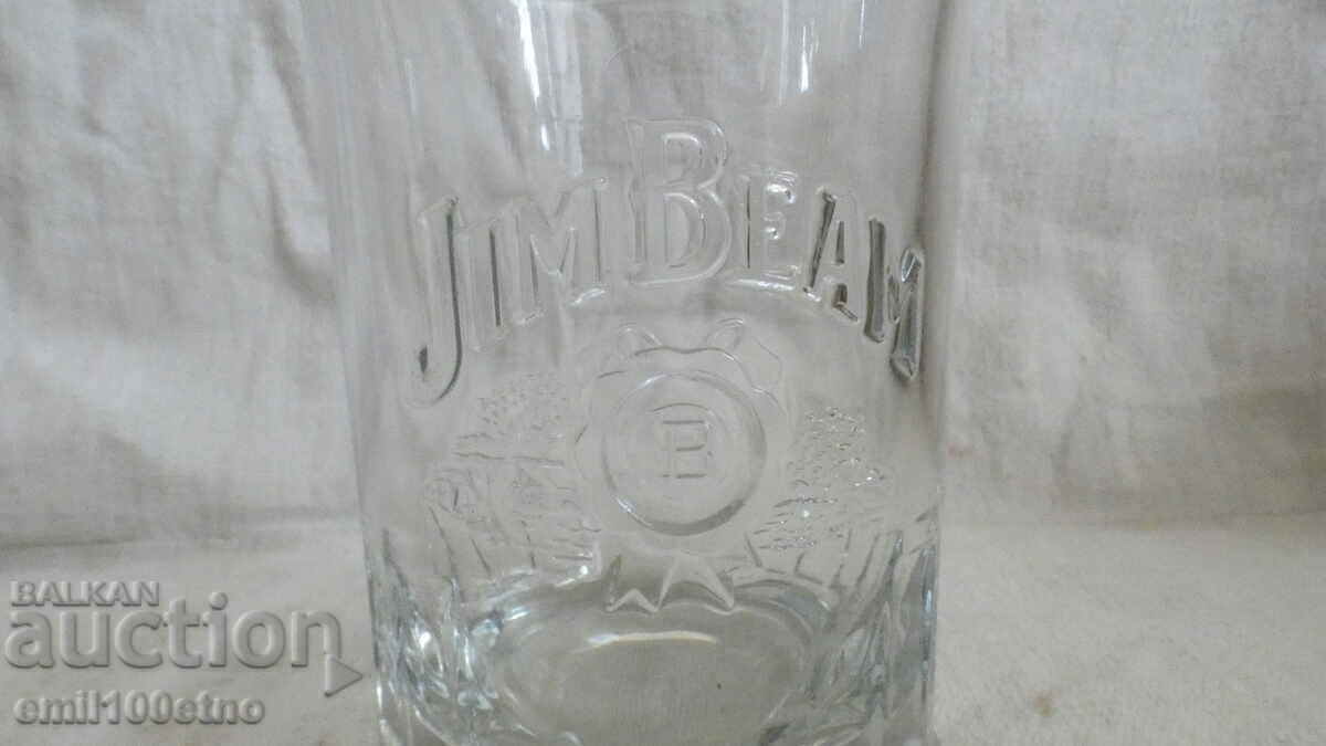 Jim Beam Bourbon Whiskey Glass with price 5.00 BGN | € 2.56 Jim Beam Bourbon Whiskey Glass with price 5.00 BGN | € 2.56
