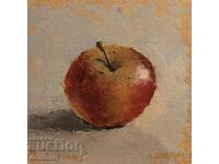 Oil painting - Still life - Apple - 20/20cm