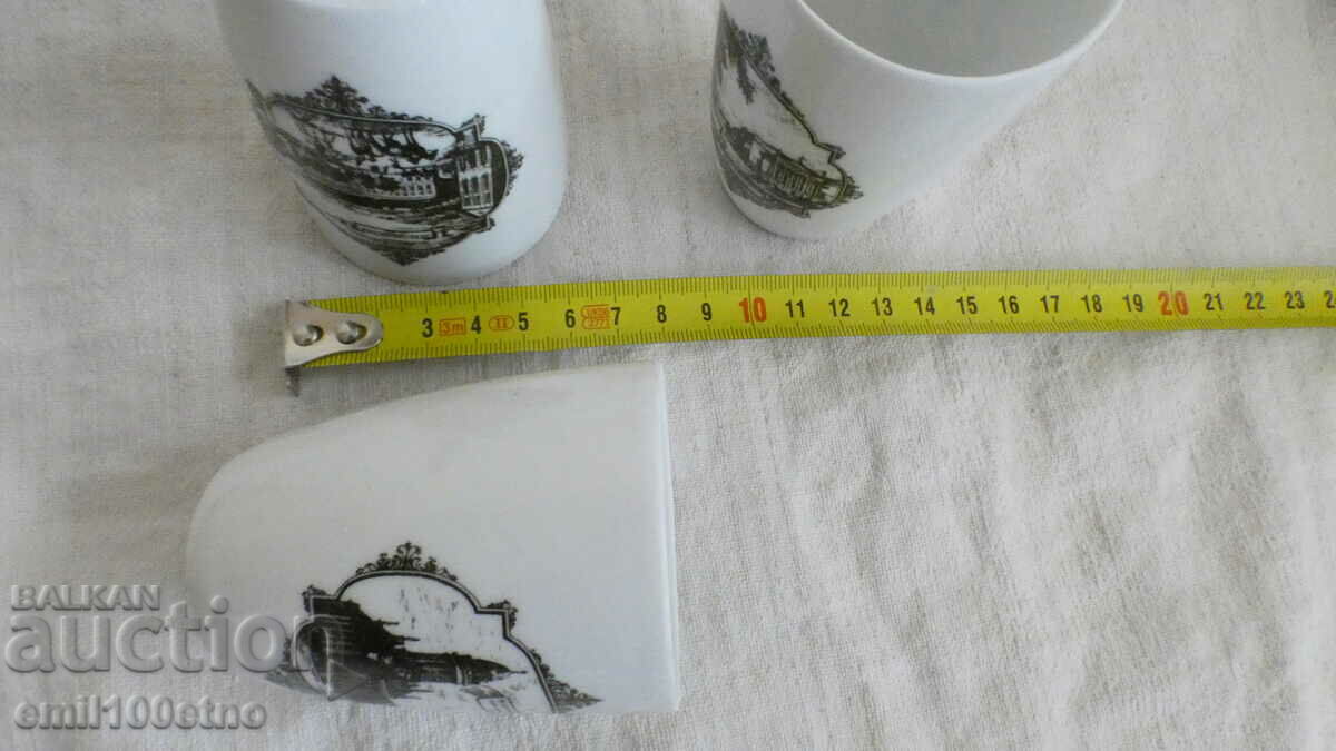 4 cups Berlin Germany porcelain Wallendorf 1764 - 7 4 cups Berlin Germany porcelain Wallendorf 1764 - 7