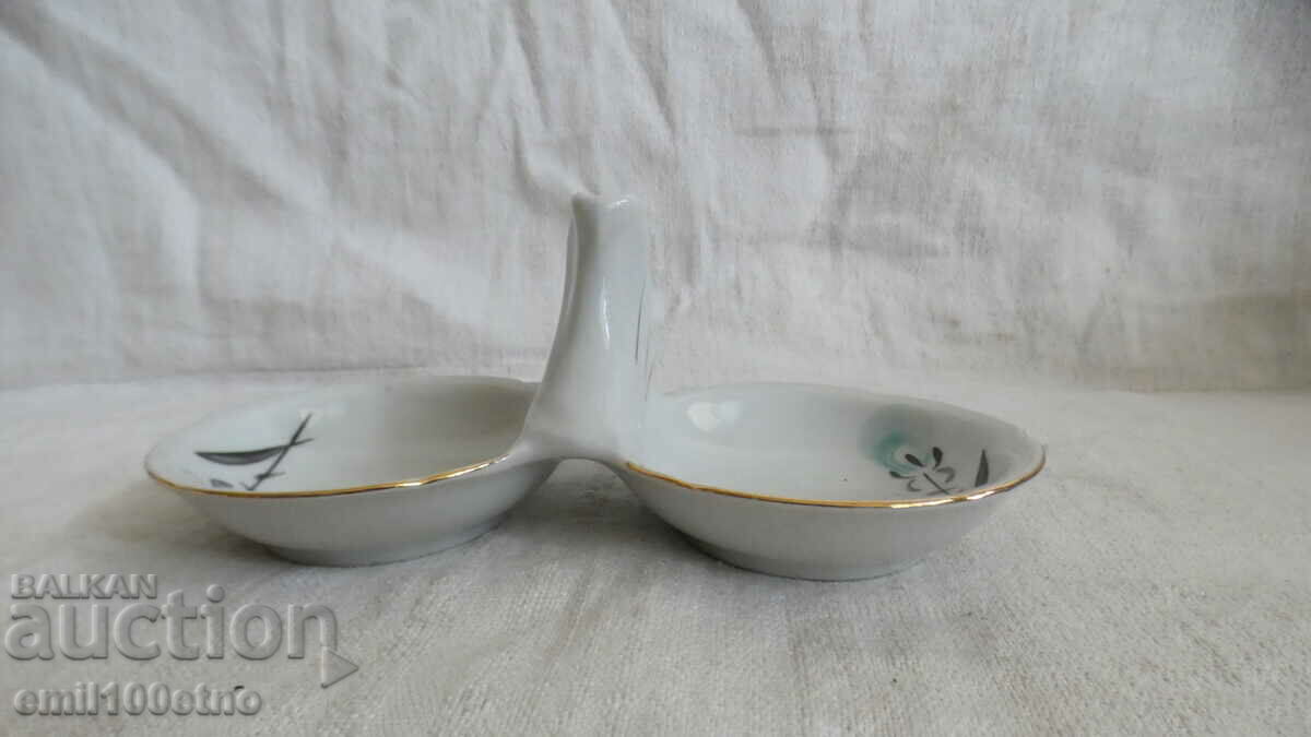 Old Bulgarian porcelain Isis salt shaker with price 8.00 BGN | € 4.09