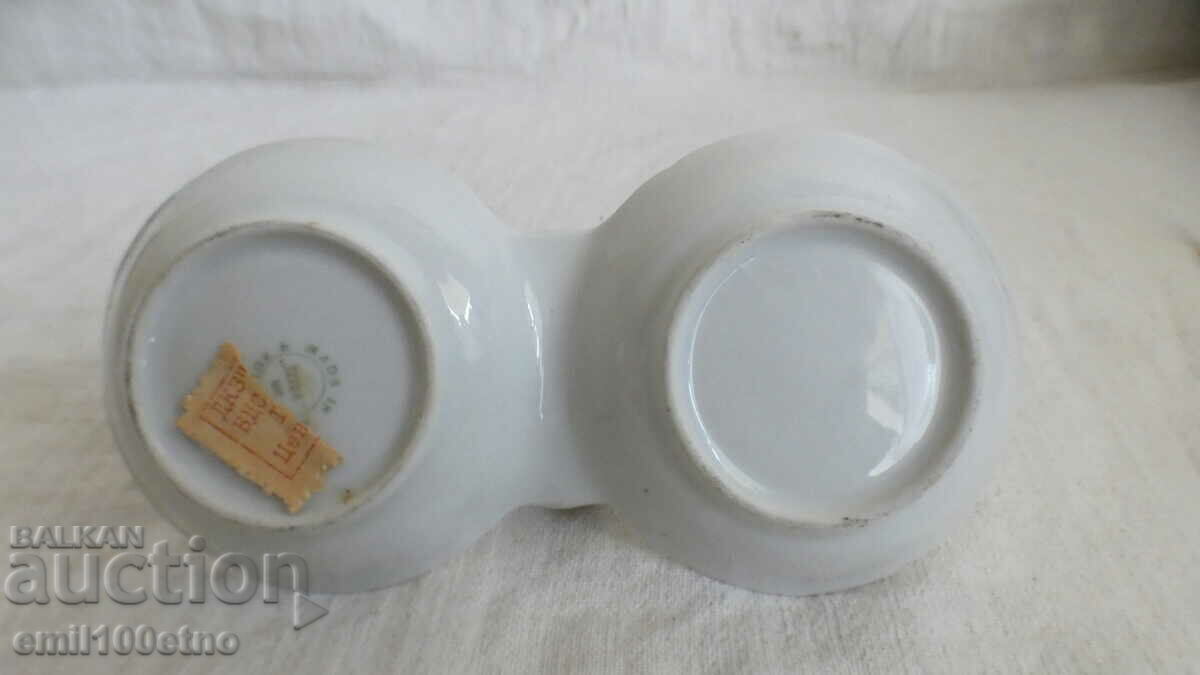 Old Bulgarian porcelain Isis salt shaker - 5