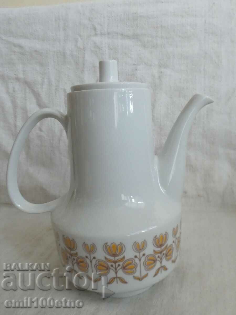 Teapot - jug old Bulgarian porcelain Djanko Stefanov Razgrad with price 15.00 BGN | € 7.67