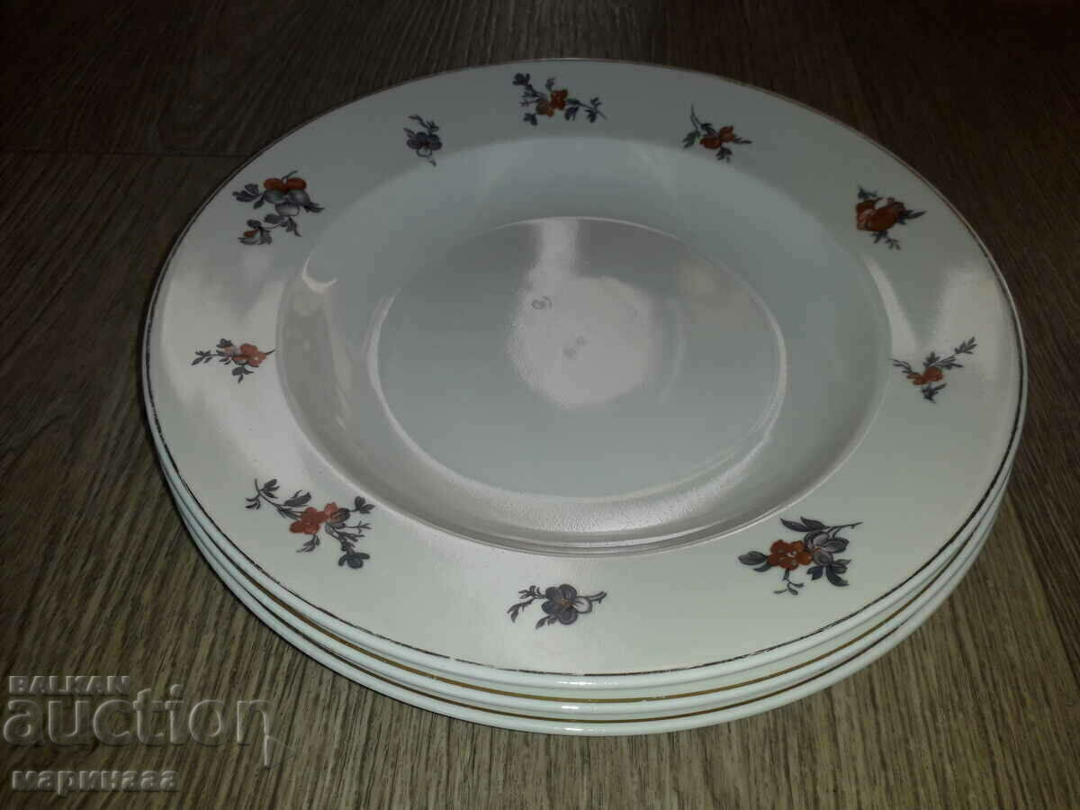 NEW SOUP PLATES. PORCELAIN. SWITZERLAND with price € 4.60 | 9.00 BGN