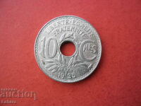 10 centimes 1935. Γαλλία