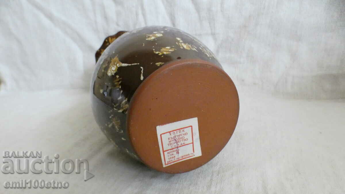 Delivery of Ceramic vase HN TPK Bulgarian folk art Sofia Delivery of Ceramic vase HN TPK Bulgarian folk art Sofia